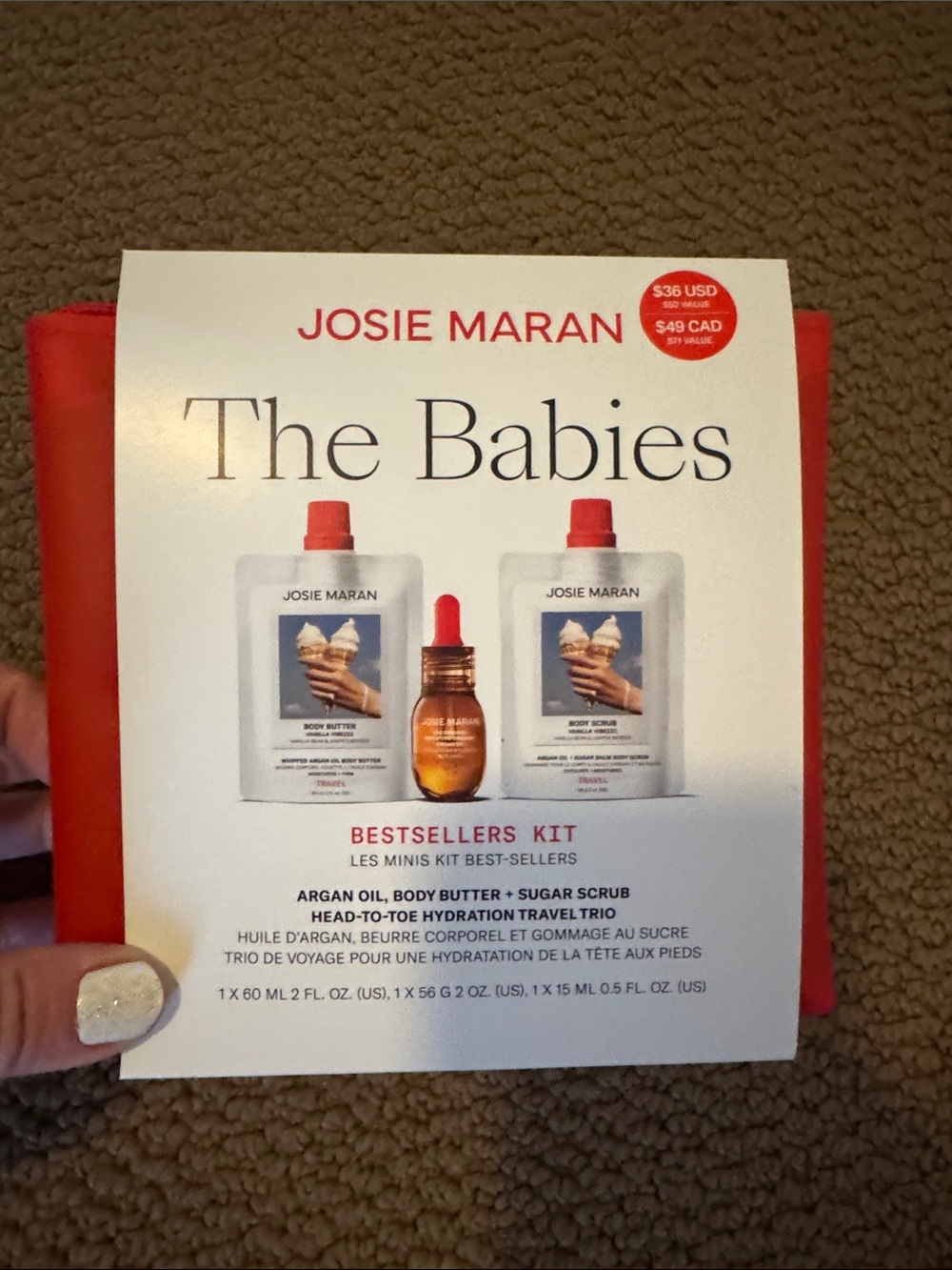 JOSIE MARAN Babies Bestsellers Kit - Red
